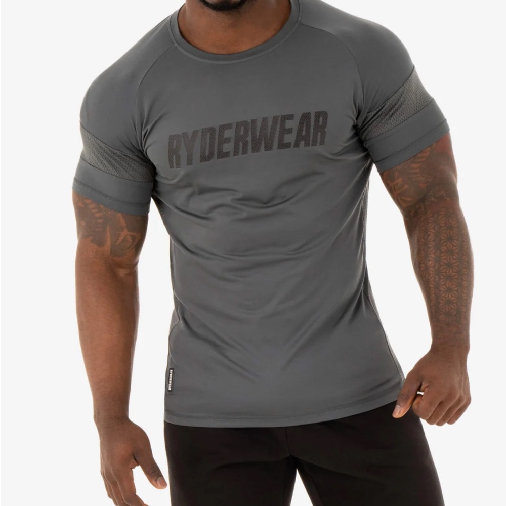 Ryderwear Charcoal Performance Tee